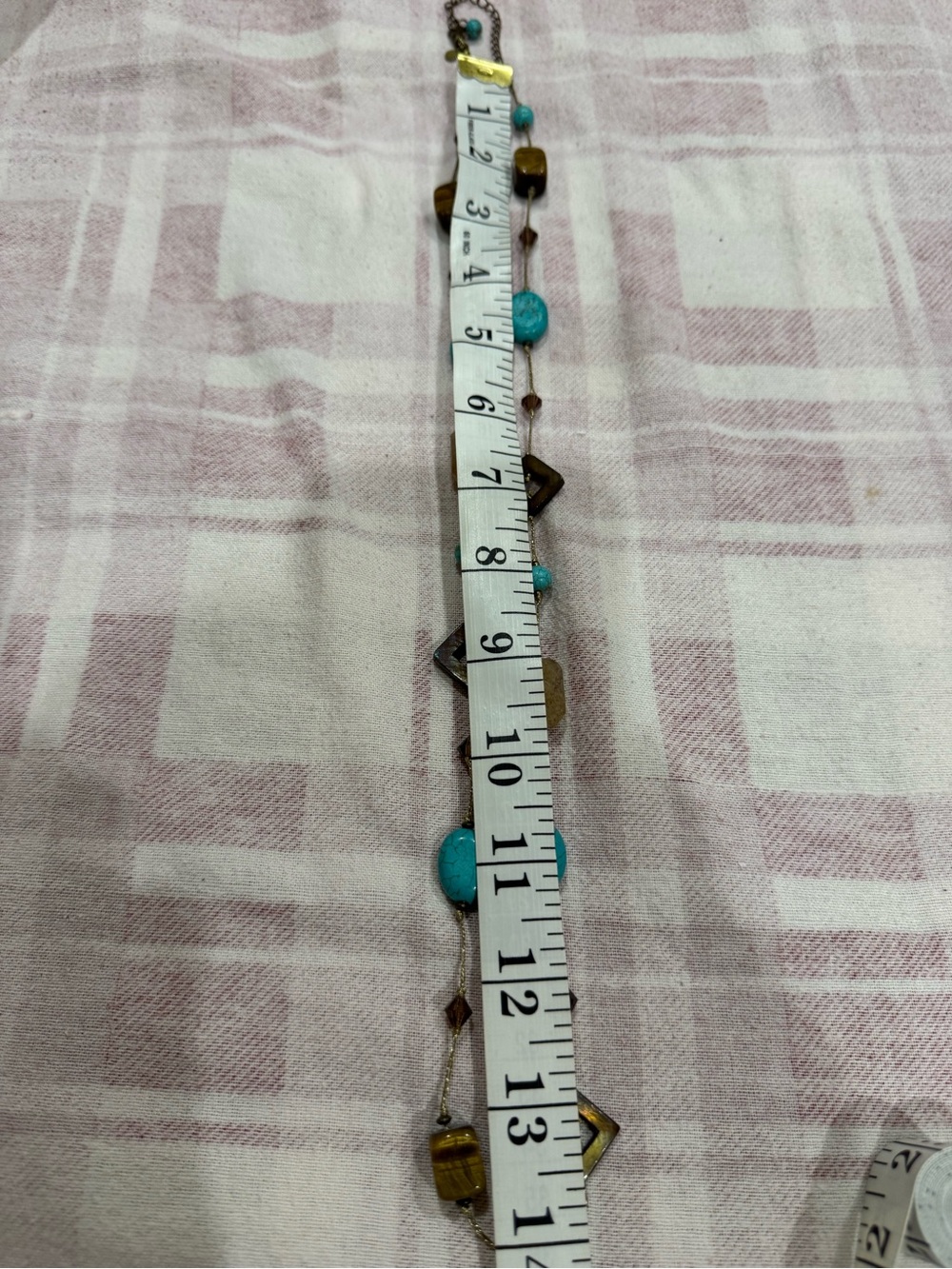Beaded Turquoise Accent necklace.